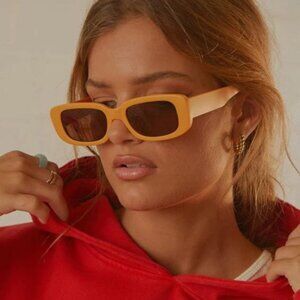 New Evry Jewels Milan Downtown LA Sunglasses - Matte Orange